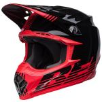 Casque cross Bell MOTO-9 MIPS LOUVER - BLACK RED 2022 