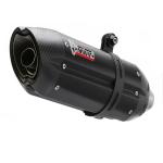 Silencieux Mivv Suono inox Steel black embout carbone 