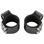 Adaptateur Guidon LighTech &Oslash;47 hauteur +0mm/d&eacute;port +40mm/10&deg; noir