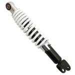 Amortisseur P2R AMORTISSEUR SCOOT ADAPTABLE MBK 50 NITRO, OVETTO 2T - YAMAHA 50 AEROX, NEOS 2T - APRILIA 50 SR - MALAGUTI 50 F12 BLANC (REGLABLE