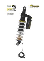 Amortisseur Touratech Avant - EXTREME 2 / Plug & Travel / DDA - Blanc