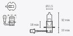 Ampoule Bihr H3 12V 55W