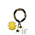 Antivol Auvray Pack CHAINE XTREM mini Alert LASSO 120 SRA + POINT FIXE SECURITE TWIN D.14