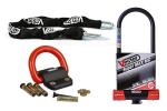 Antivol Vector Kit U SuperMax L2 Ø16mm + Chaîne Ø13mm / 1,3m + Fixation Ø22mm