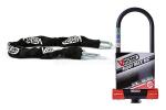 Antivol Vector Kit U SuperMax L2 Ø16mm + Chaîne Ø13mm / 1,3m
