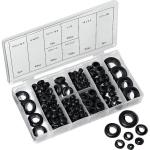 Assortiment de joints HI-Q TOOLS en caoutchouc (160 pièces)