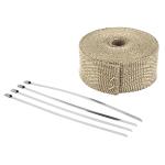 Bande thermique P2R BANDE THERMIQUE ISOLANTE BEIGE LONGUEUR 10 M LARGEUR 50 mm LIVREE 4 ATTACHES