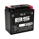 Batterie BS Battery SLA YTX14L-BS/BTX14L ferme Type Acide Sans entretien/pr&ecirc;te &agrave; l'emploi