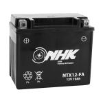 Batterie NHK 12V 10 Ah NTX12 FA SANS ENTRETIEN PRETE A EMPLOI Lg150xL87xH130mm ACTIVEE EN USINE QUALITE PREMIUM - EQUIVALENT YTX12