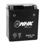 Batterie NHK 12V 6 Ah NTX7L FA SANS ENTRETIEN PRETE A EMPLOI Lg114xL71xH131mm ACTIVEE EN USINE QUALITE PREMIUM - EQUIVALENT YTX7L