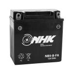 Batterie NHK 12V 9 Ah NB9 - B FA SANS ENTRETIEN PRETE A EMPLOI Lg135xL75xH139mm ACTIVEE EN USINE QUALITE PREMIUM - EQUIVALENT YB9