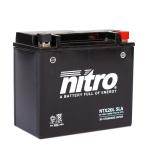 Batterie Nitro NTX20L SLA FERME TYPE ACIDE SANS ENTRETIEN/PR&Ecirc;TE &Agrave; L'EMPLOI