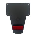 Bavette amortisseur Bike It AVEC R&Eacute;FLECTEUR L 182 x H 98 248 mm