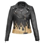 Blouson Moto Eudoxie EVE BURN