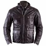 Blouson Moto Helstons HUNT - cuir RAG