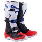 Bottes cross Alpinestars TECH 3 - WHITE / BRIGHT RED / DARK BLUE 2023