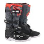 Bottes cross Alpinestars TECH 7S - BLACK DARK GRAY RED FLUO