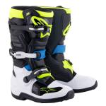 Bottes cross Alpinestars TECH 7S BLACK / ENAMEL BLUE /YELLOW FLUO ENFANT