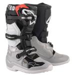 Bottes cross Alpinestars TECH 7S - BLACK SILVER WHITE GOLD