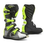 Bottes cross Forma GRAVITY - GREY WHITE YELLOW FLUO