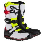 Bottes trial Alpinestars TECH-T - WHITE RED YELLOW FLUO BLACK 2025