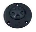 Bouchon de r&eacute;servoir LighTech Push/Pull - Noir