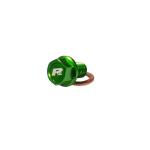 Bouchon de vidange RFX aimanté (vert) [M10 x15 mm x 1,25]