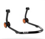 Béquille Bihr arrière Home Track supports en "V" noir mat roues orange