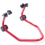 Béquille Bike Lift RS 17 ROUGE AVEC SUPPORT CAOUTCHOUC