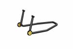 Béquille LighTech arrière support caoutchouc noir 2 roues