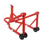 B&eacute;quille P2R STAND MOTO P2R AVANT FIXATION SOUS TE DE FOURCHE ACIER ROUGE (HAUTEUR 68 cm)