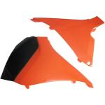 Caches de boite &agrave; air Ufo orange