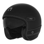 Casque Nox Heritage Premium Cuir Noir