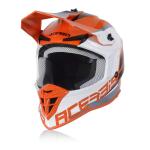 Casque cross Acerbis LINEAR ORANGE/WHITE 2023