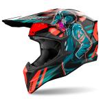 Casque cross Airoh WRAAAP - CYBER 2024