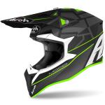 Casque cross Airoh WRAAP - MOOD - GREEN MATT 2023