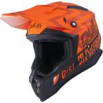 Casque cross DIRT ORANGE PULL-IN