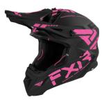 Casque cross FXR HELIUM RACE DIV BLACK/ELEC PINK 2022