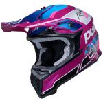 Casque cross GRAPHIC + TEAM SILVER PULL-IN