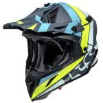 Casque cross IXS 189 2.0 BLUE MATT/YELLOW 2022