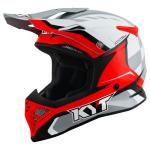 Casque cross KYT SKYHAWK - GLOWING - WHITE/RED 2023
