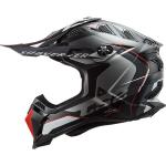 Casque cross LS2 MX700 - SUBVERTER EVO - ARCHER - BLACK SILVER 2023