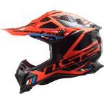 Casque cross LS2 MX700 - SUBVERTER EVO - STOMP - FLUO ORANGE BLACK 2023