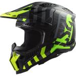 Casque cross LS2 MX703 C - X-FORCE - BARRIER - H-V YELLOW GREEN 2024