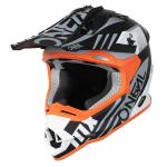 Casque cross O'Neal 2 SRS - SPYDE 2.0 - BLACK WHITE ORANGE MAT 2022