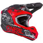 Casque cross O'Neal 5SRSPOLYACRILYTE - HR V.22 - BLACK RED 2024