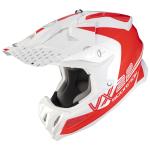 Casque cross Scorpion Exo VX-22 AIR - ARES - BLANC ROUGE FLUO 2023