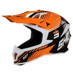 Casque cross Shot LITE FURY - BLACK NEON ORANGE GLOSSY 2022