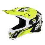 Casque cross Shot LITE FURY - BLACK NEON YELLOW WHITE GLOSSY 2022