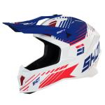 Casque cross Shot LITE FURY - NAVY RED GLOSSY 2025